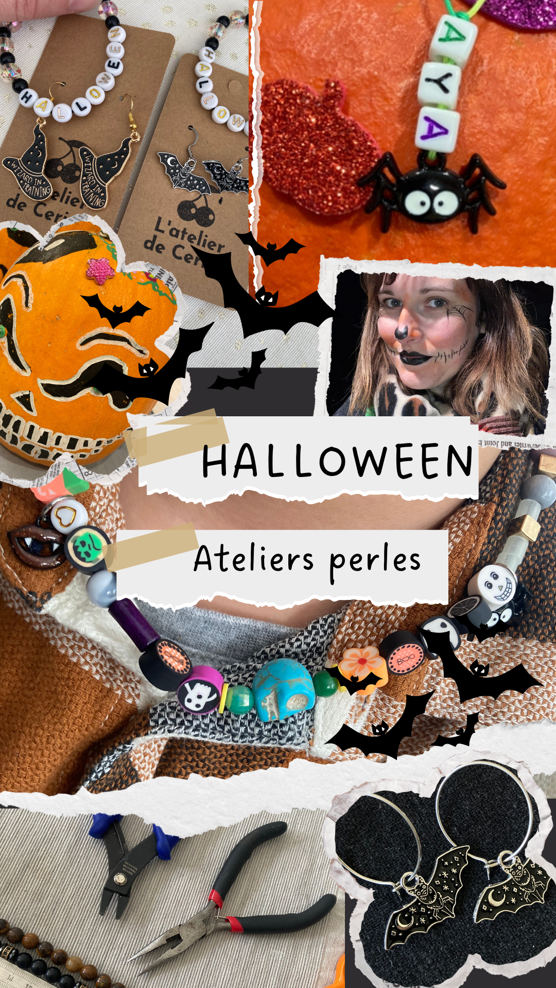 perles halloween