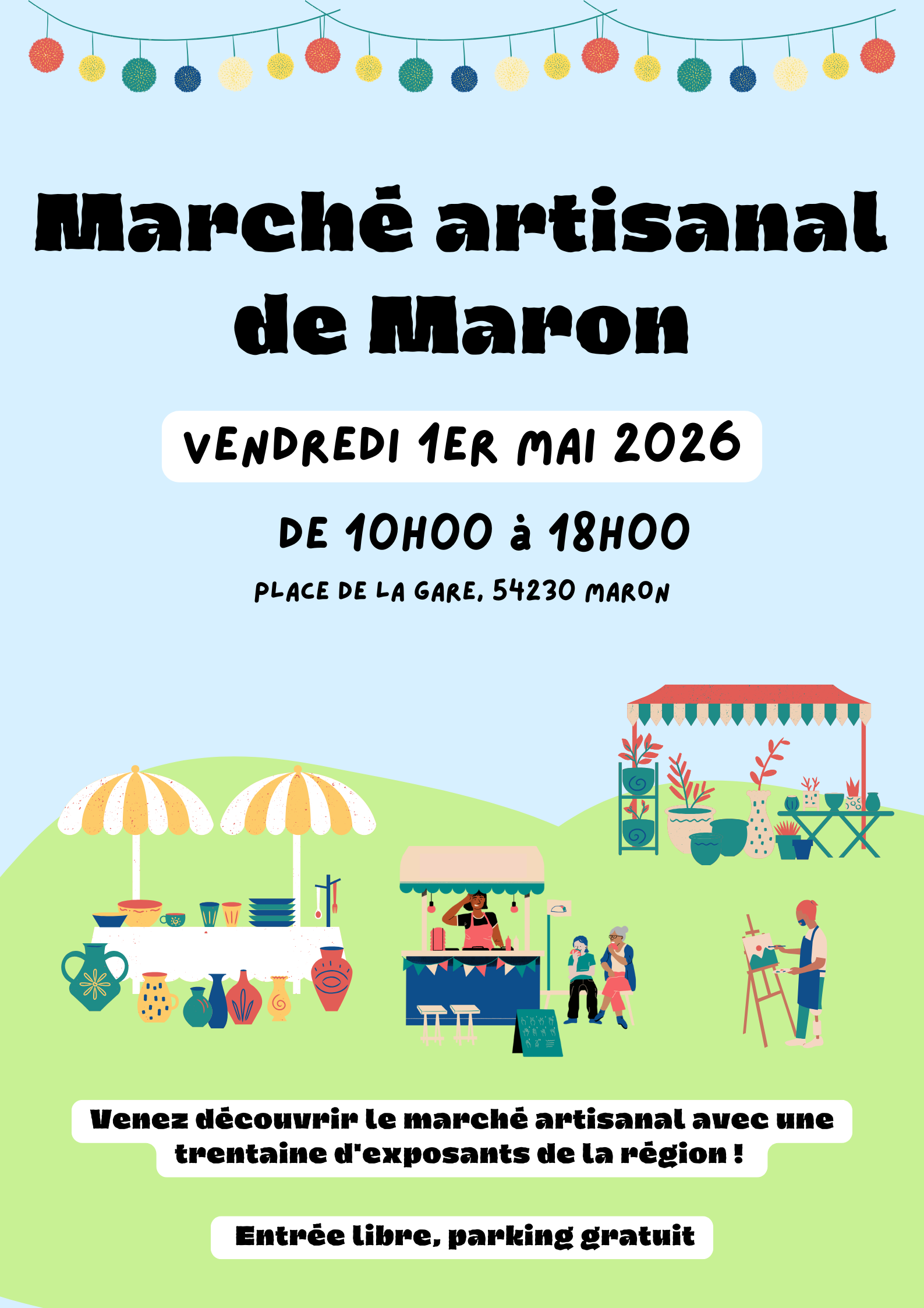 Marché artisanal de Maron