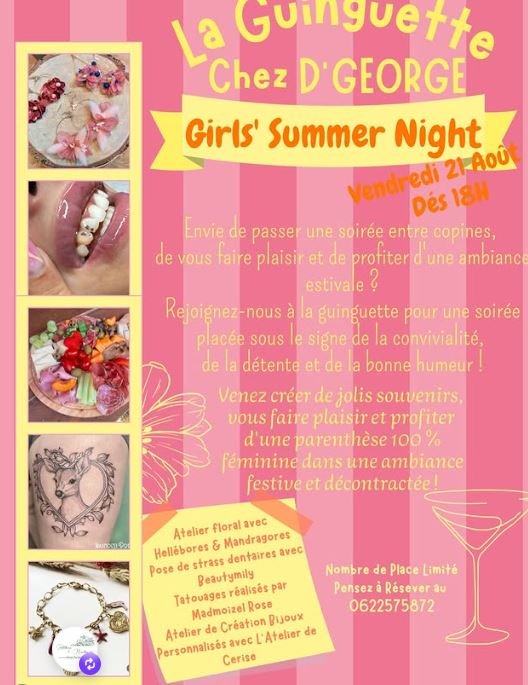 Girls summer night - bar à charms