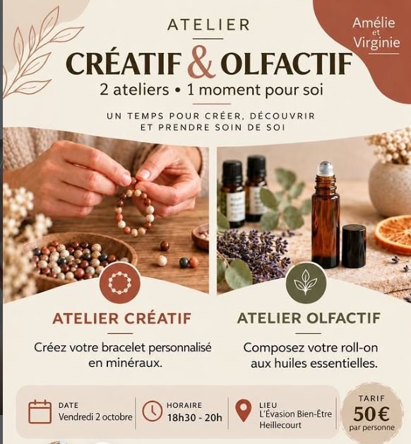Créatif et Olfactif atelier